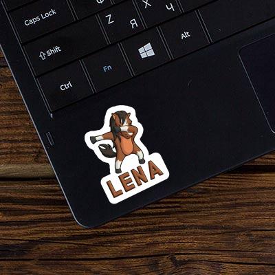 Dabbing Horse Sticker Lena Laptop Image