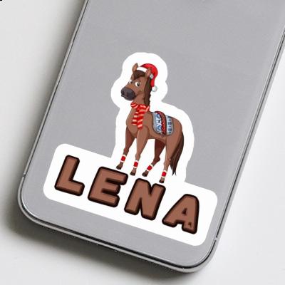 Christmas Horse Sticker Lena Laptop Image