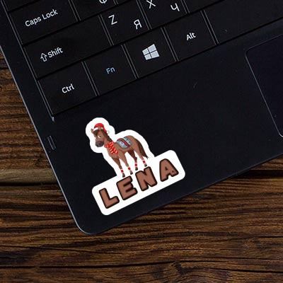 Christmas Horse Sticker Lena Laptop Image