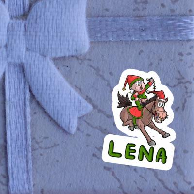 Autocollant Cheval de Noël Lena Gift package Image