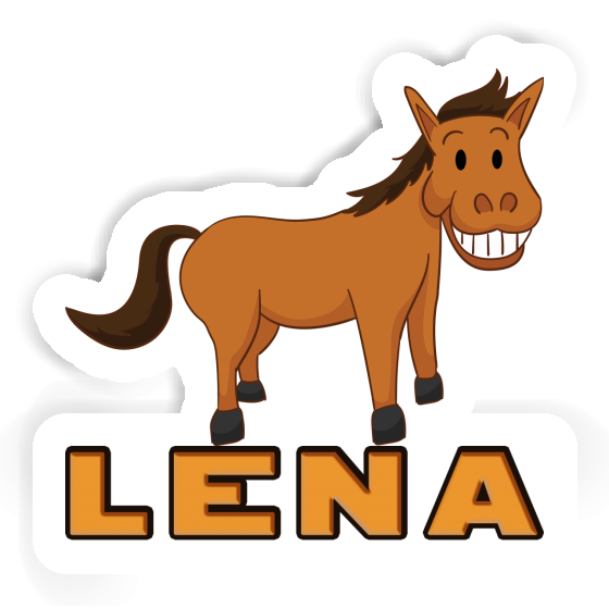 Sticker Lena Horse Laptop Image