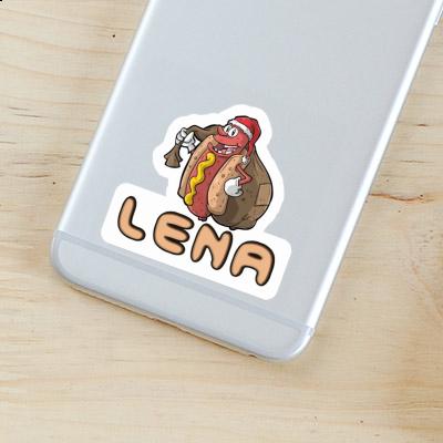 Hot Dog Sticker Lena Image