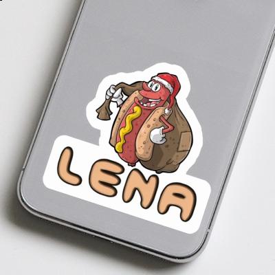 Hot Dog Sticker Lena Image