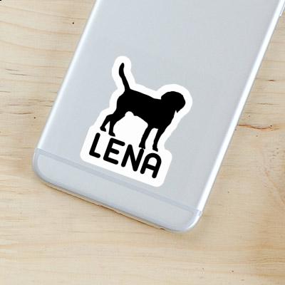 Lena Sticker Dog Notebook Image