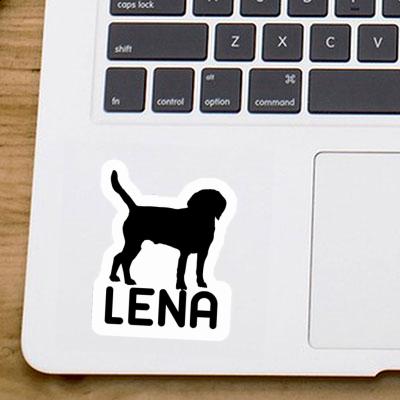 Dog Sticker Lena Notebook Image