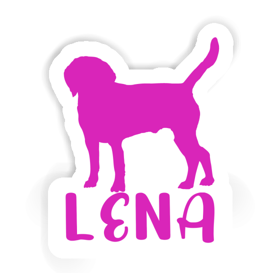 Sticker Lena Dog Laptop Image