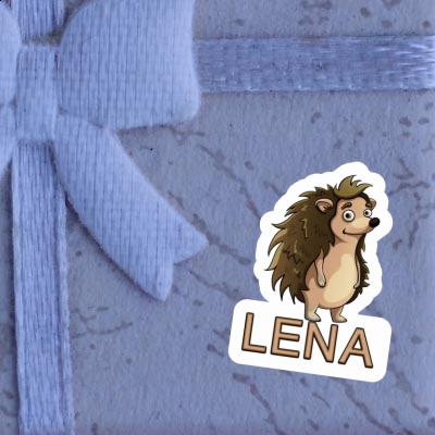 Lena Sticker Hedgehog Notebook Image