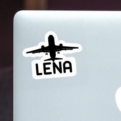 Lena Autocollant Jumbo-Jet Laptop Image