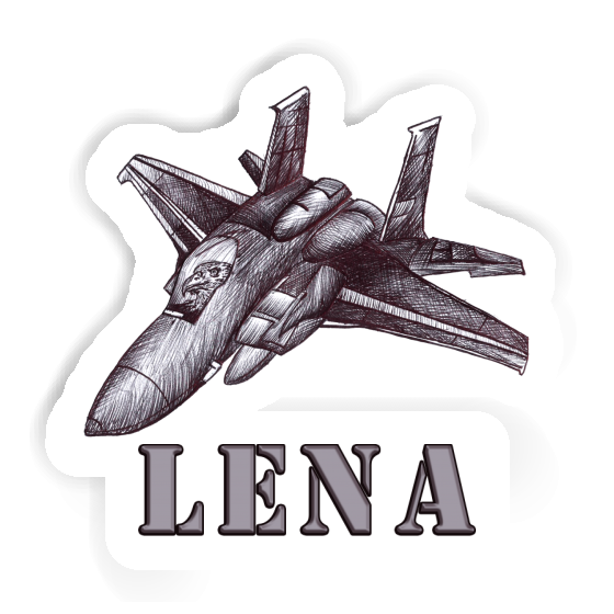 Plane Sticker Lena Laptop Image