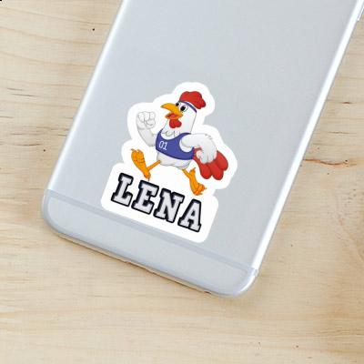 Chicken Sticker Lena Notebook Image