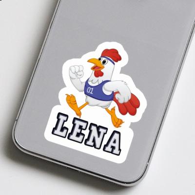 Huhn Aufkleber Lena Laptop Image