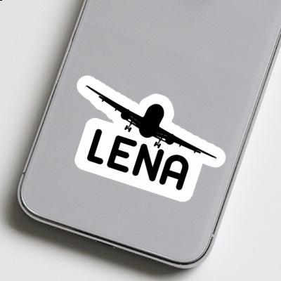 Sticker Lena Airplane Notebook Image