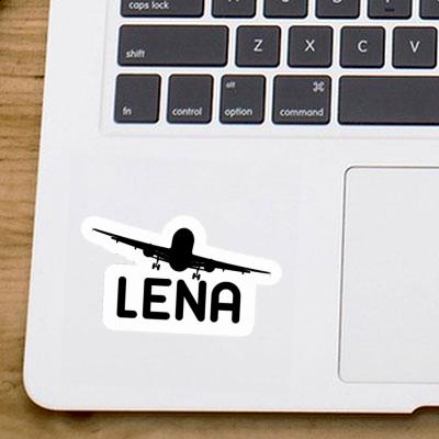 Airplane Sticker Lena Notebook Image