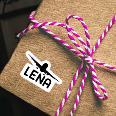 Sticker Lena Airplane Laptop Image