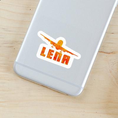 Sticker Airplane Lena Gift package Image