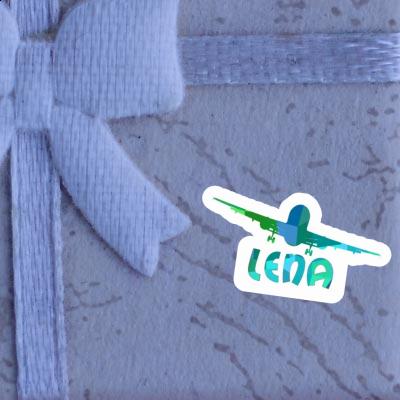 Airplane Sticker Lena Image