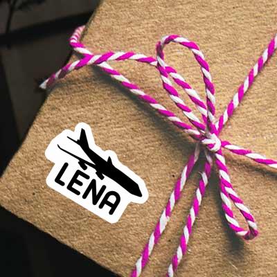 Lena Sticker Jumbo-Jet Notebook Image