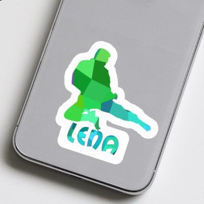 Sticker Karateka Lena Notebook Image