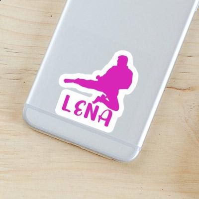 Karateka Sticker Lena Notebook Image