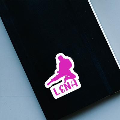 Karateka Sticker Lena Laptop Image