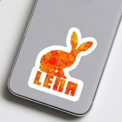 Aufkleber Lena Hase Laptop Image