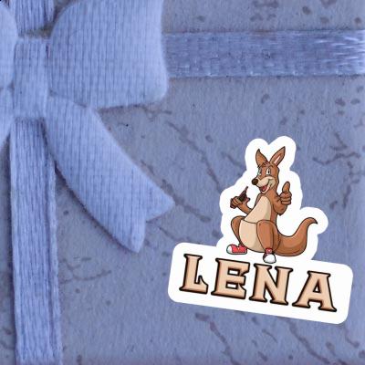 Lena Sticker Kangaroo Notebook Image