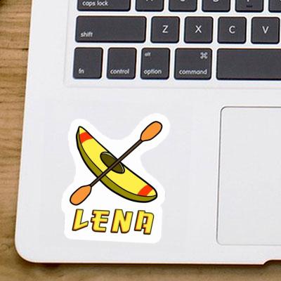 Canoe Sticker Lena Notebook Image