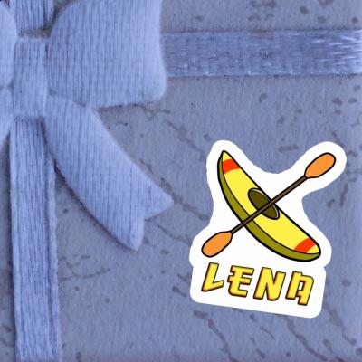 Lena Sticker Canoe Notebook Image