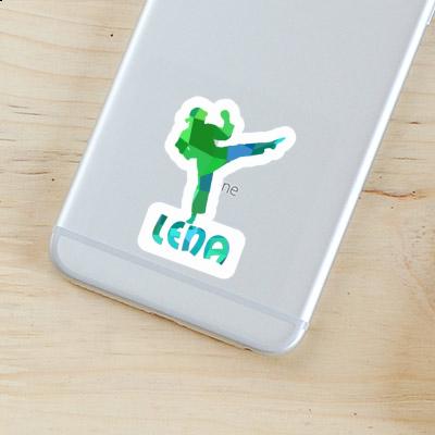 Lena Sticker Karateka Notebook Image