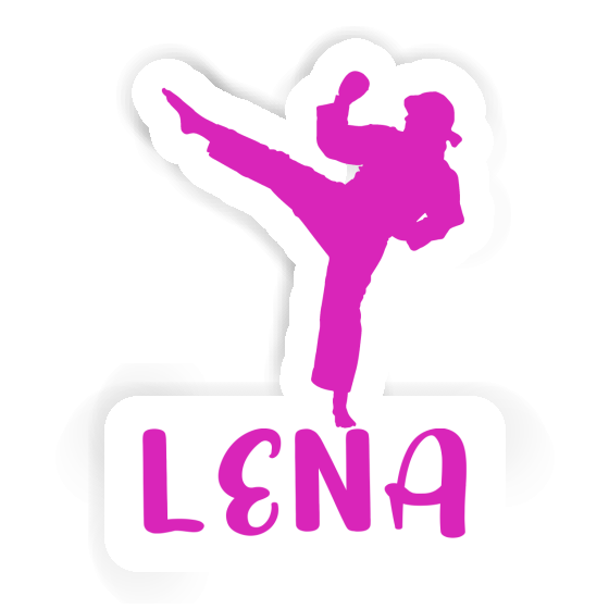 Lena Aufkleber Karateka Image