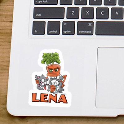 Sticker Lena Monster Carrot Laptop Image