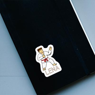 Sticker Lena Karateka Laptop Image