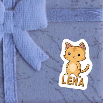 Lena Sticker Catkin Laptop Image