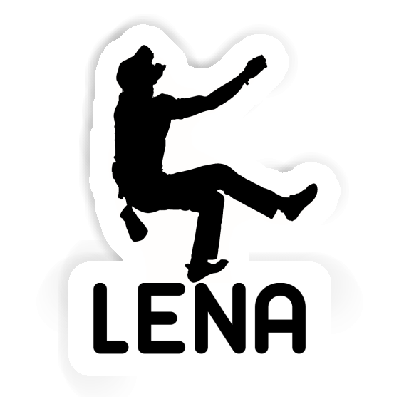 Kletterer Sticker Lena Laptop Image