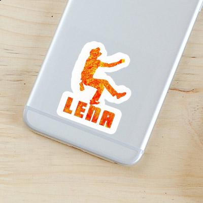 Climber Sticker Lena Laptop Image