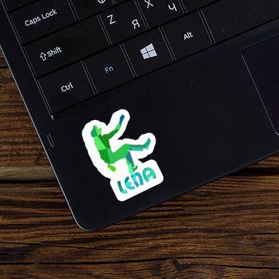 Lena Sticker Kletterer Notebook Image