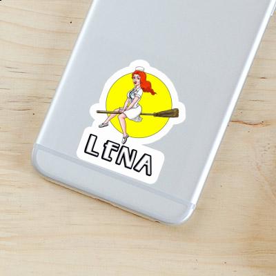 Lena Sticker Nurse Laptop Image