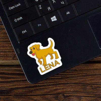 Dog Sticker Lena Notebook Image