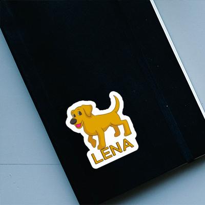 Dog Sticker Lena Notebook Image