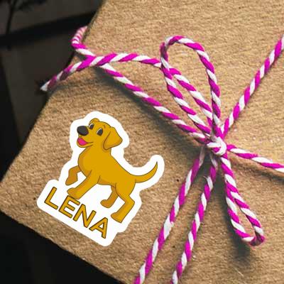 Dog Sticker Lena Notebook Image