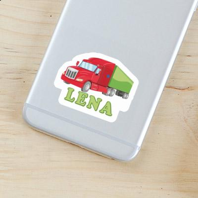 Lena Sticker Articulated lorry Notebook Image