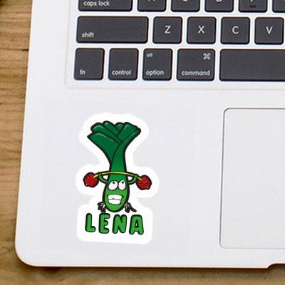 Weight Lifter Sticker Lena Notebook Image