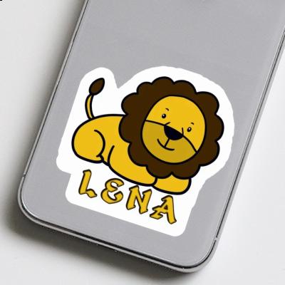 Lion Sticker Lena Notebook Image