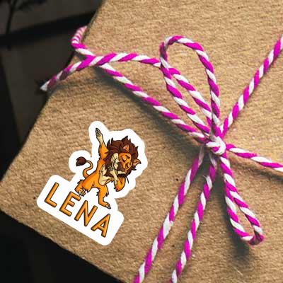 Lion Sticker Lena Notebook Image