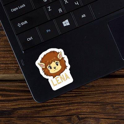 Lena Sticker Lion Laptop Image