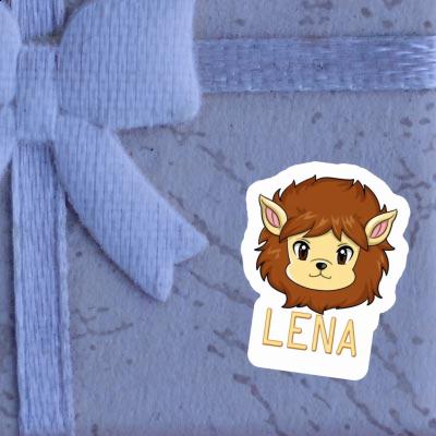 Lena Sticker Lion Laptop Image