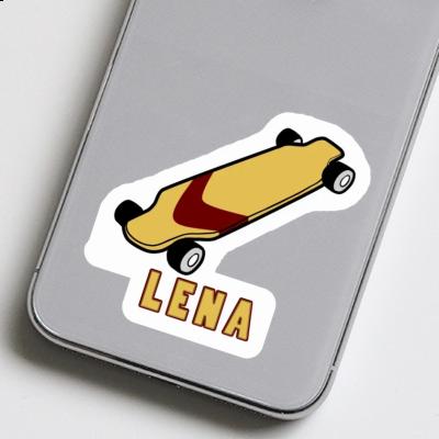 Longboard Sticker Lena Notebook Image