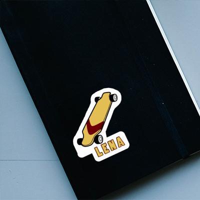 Longboard Sticker Lena Laptop Image