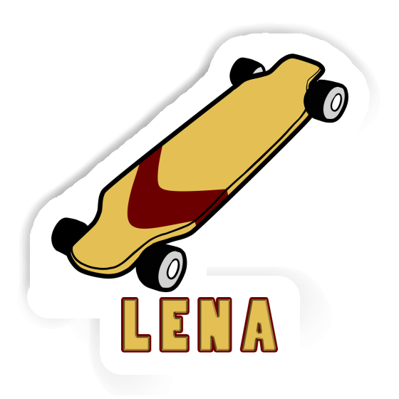 Longboard Sticker Lena Notebook Image