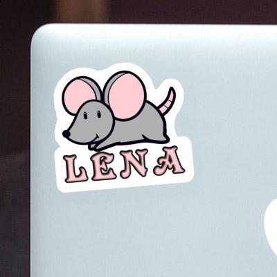 Lena Aufkleber Maus Laptop Image